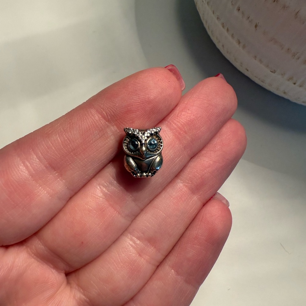 Pandora Silver Owl Charm